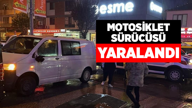 Atatürk Bulvarı'nda Kaza, 1 Kişi Yaralandı