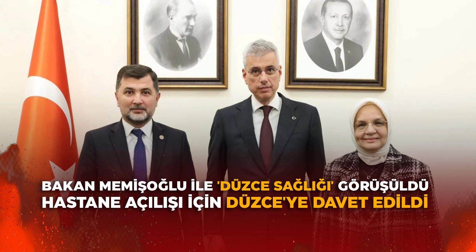 BAKAN MEMİŞOĞLU İLE 'D&Uuml;ZCE SAĞLIĞI' G&Ouml;R&Uuml;Ş&Uuml;LD&Uuml;