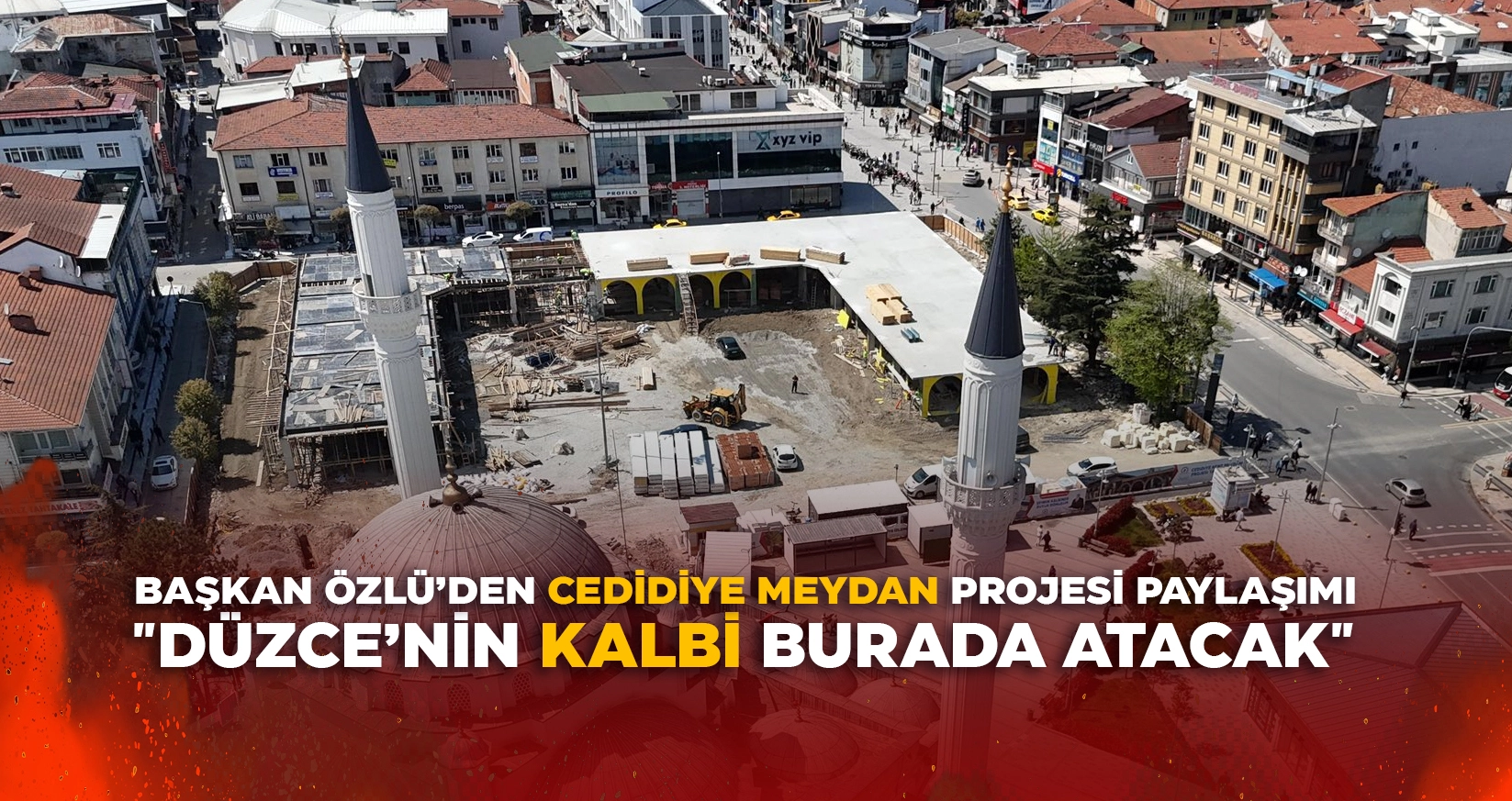 BAŞKAN &Ouml;ZL&Uuml;&rsquo;DEN CEDİDİYE MEYDAN PROJESİ PAYLAŞIMI