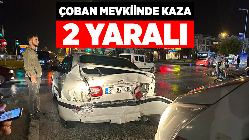 Çoban Mevkiinde Kaza, 2 Yaralı