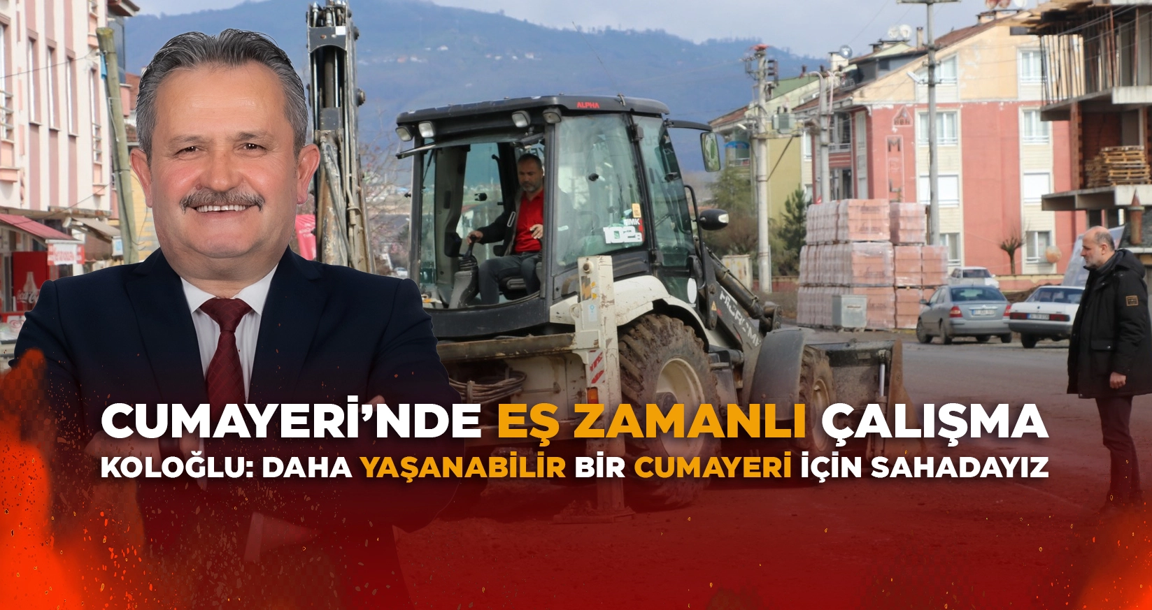 CUMAYERİ&rsquo;NDE EŞ ZAMANLI &Ccedil;ALIŞMA
