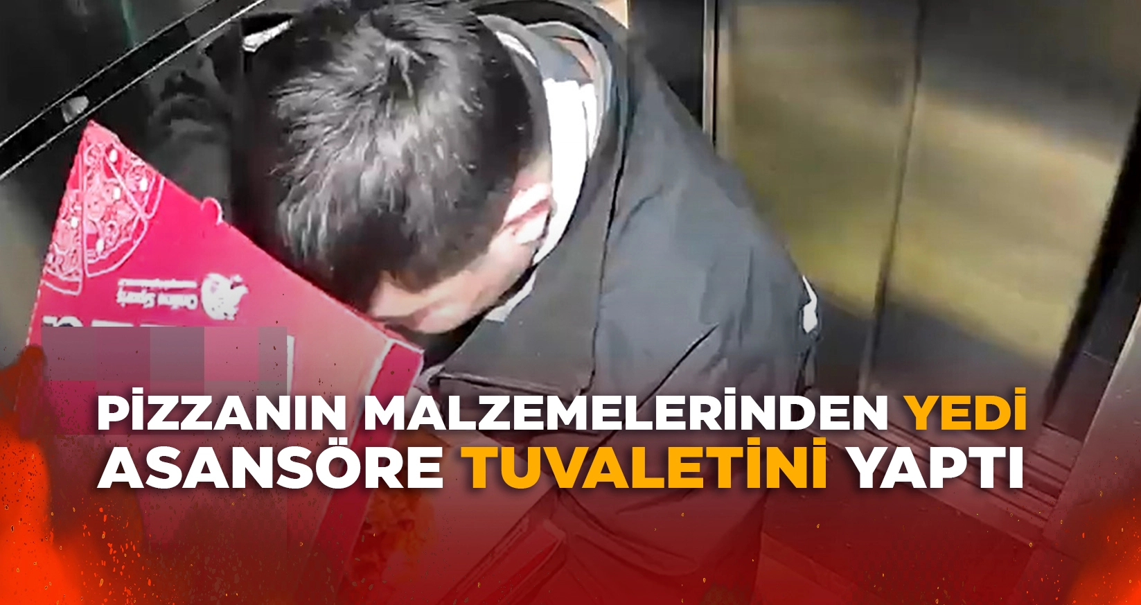 D&Uuml;ZCE'DE PİZZA GETİREN KURYENİN YAPTIKLARI YANINA KALMADI