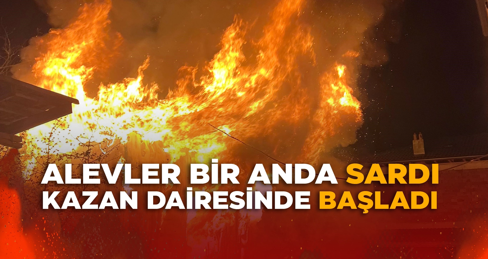 D&Uuml;ZCE'DE YANGIN: ALEVLER BİR ANDA SARDI