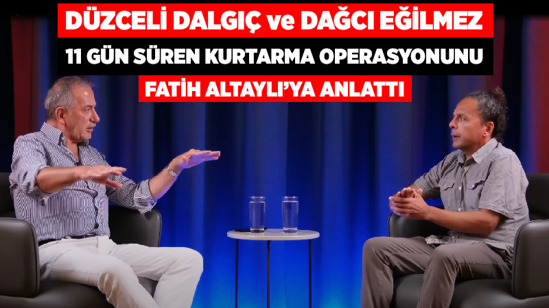 Düzceli Eğilmez 11 Gün Süren Kurtarma Operasyonunu Anlattı