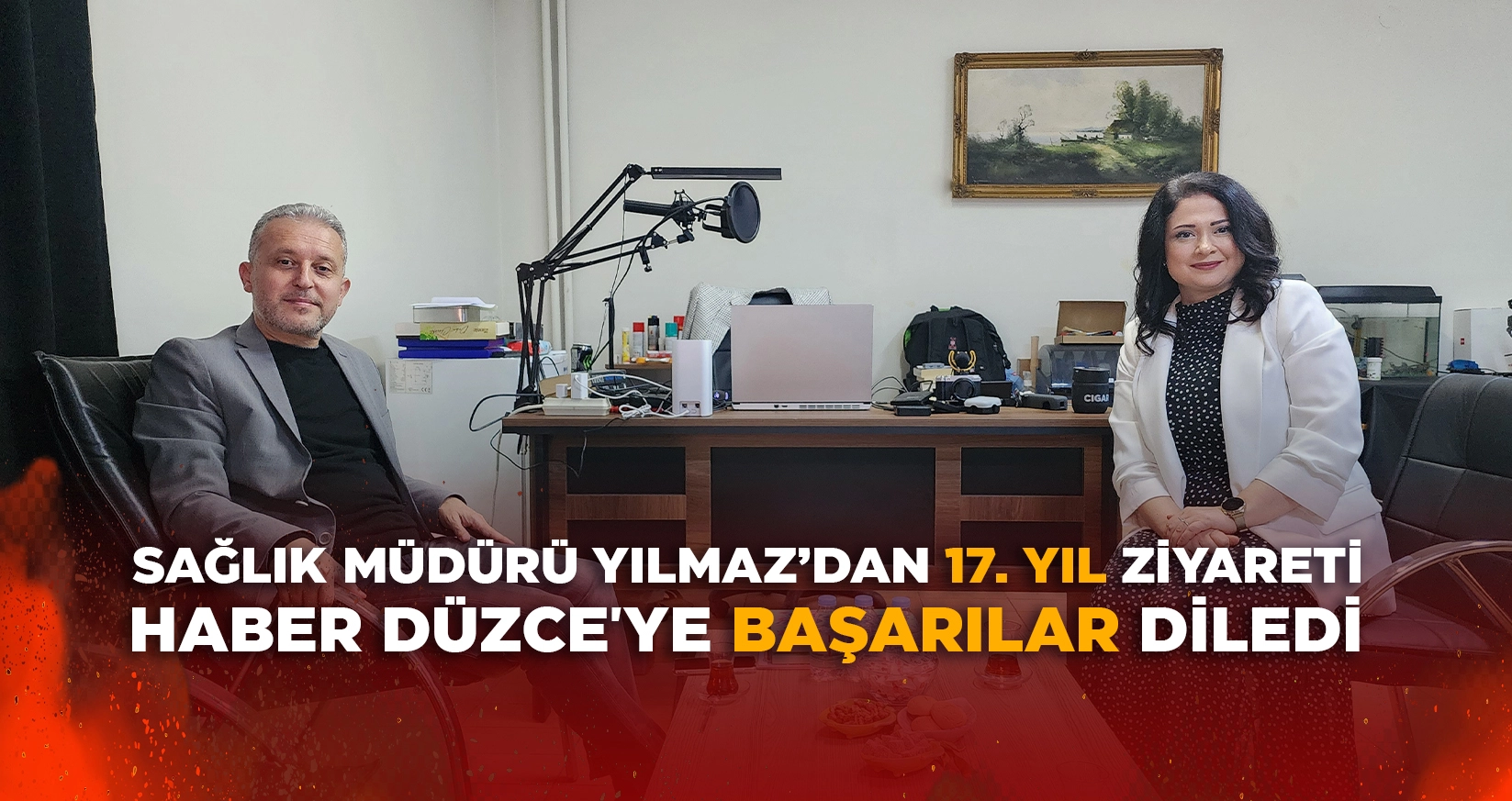 HABER D&Uuml;ZCE'YE BAŞARILAR DİLEDİ