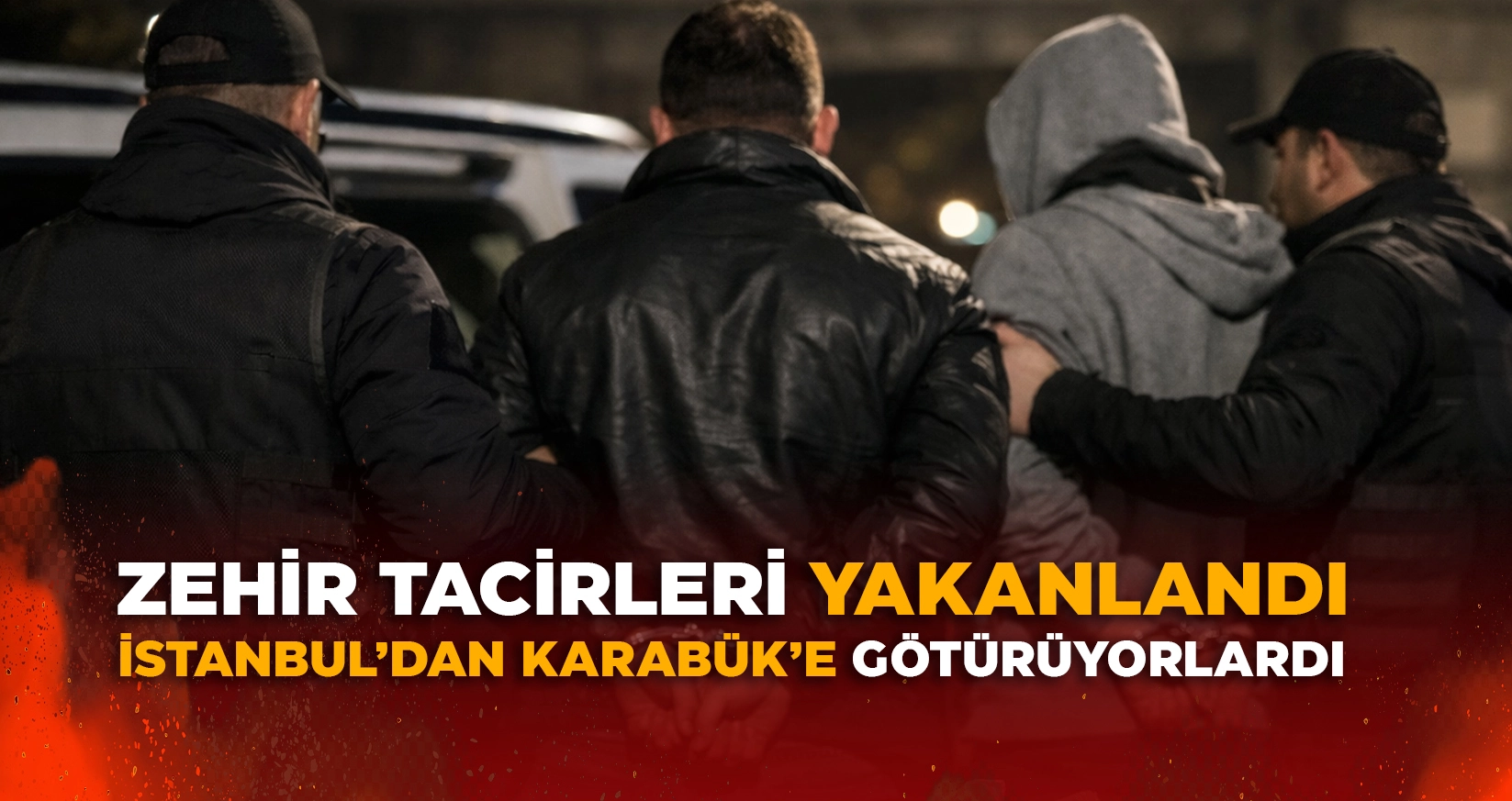 İSTANBUL'DAN KARAB&Uuml;K'E G&Ouml;T&Uuml;R&Uuml;YORLARDI, D&Uuml;ZCE'DE YAKALANDILAR