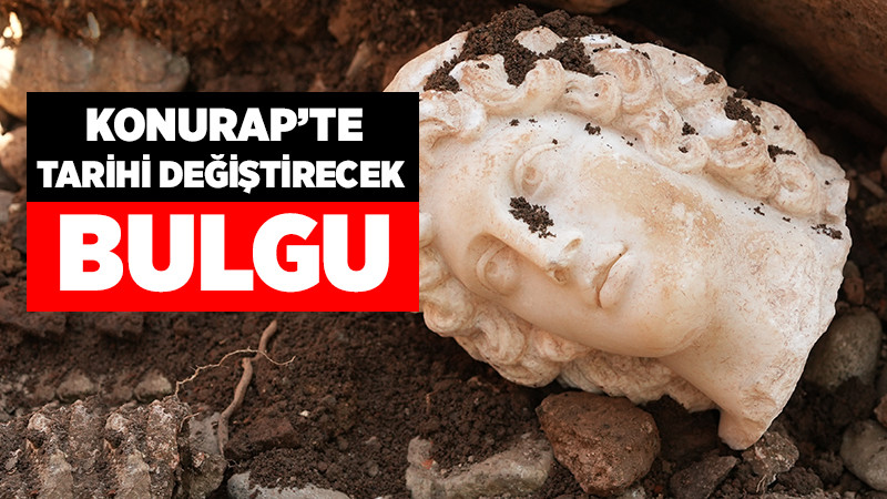 Konuralp'teki Kazılarda Büyük İskender Portre Başı Bulundu
