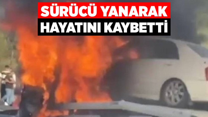 Oto Kurtarıcı Yanan Araçta Hayatını Kaybetti