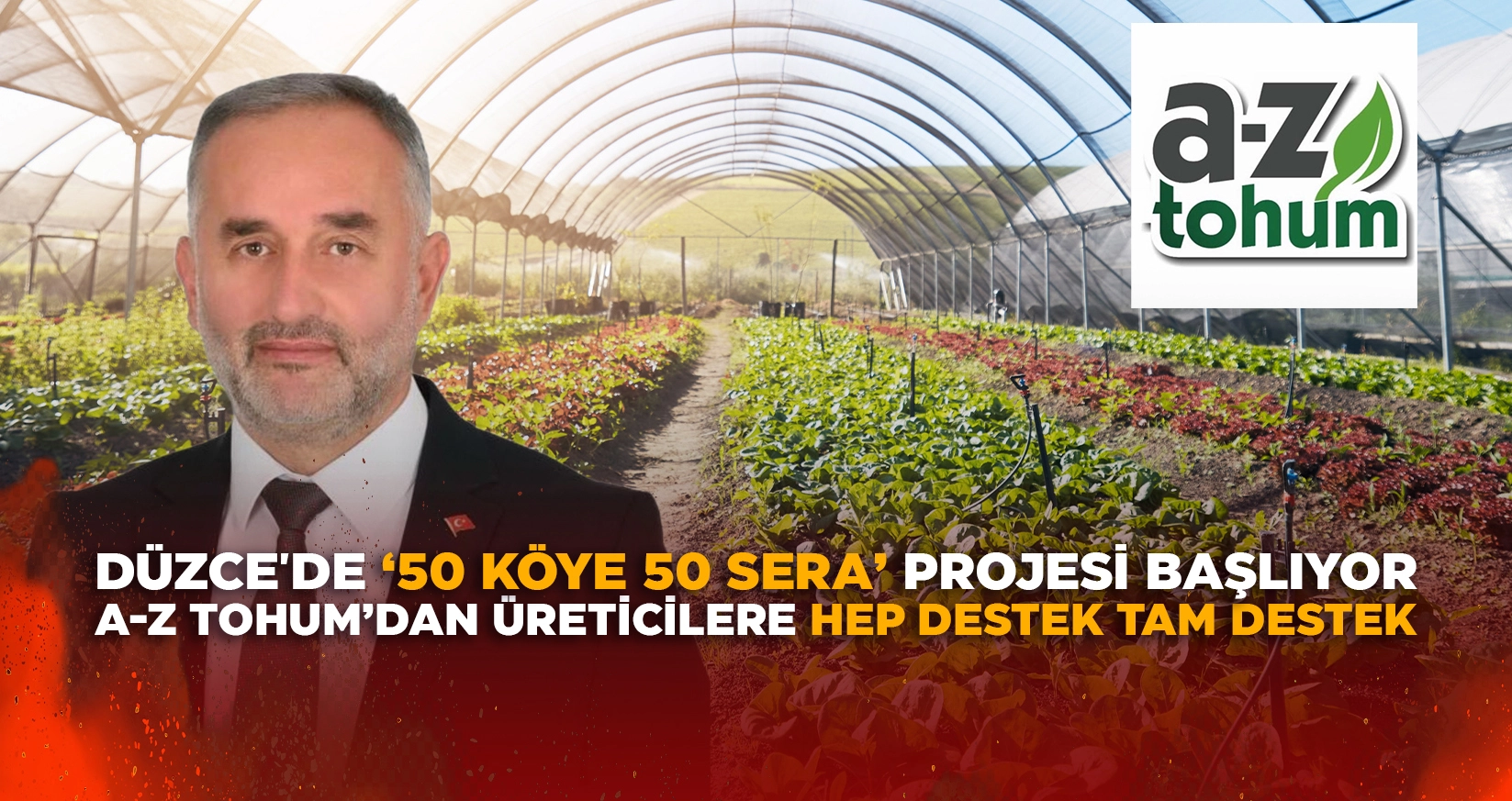 UZUN: &Uuml;CRETSİZ HİBRİT FİDE TEMİNİNE HAZIRIZ