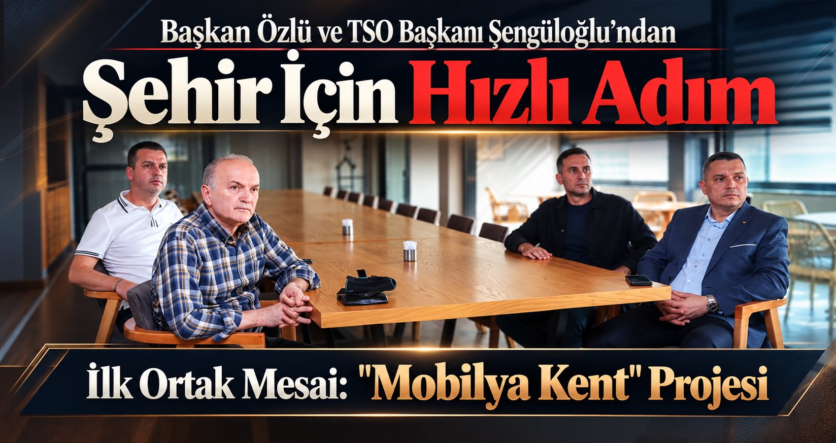 Başkan Özlü ve TSO Başkanı Şengüloğlu’ndan Şehir İçin Hızlı Adım