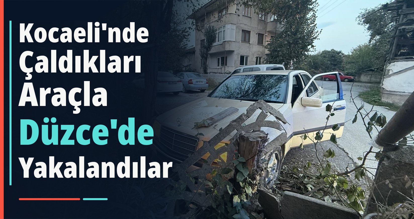 Düzce'de Çalıntı Araçla Polis Kovalamacası: 2 Şüpheli Yakalandı