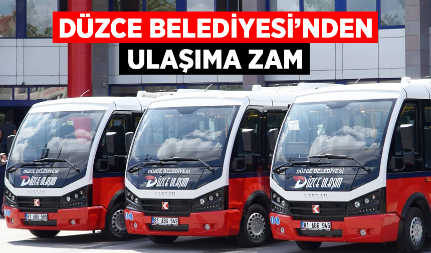 Ulaşım A.Ş. Ulaşım Ücretlerine Zam Yaptı