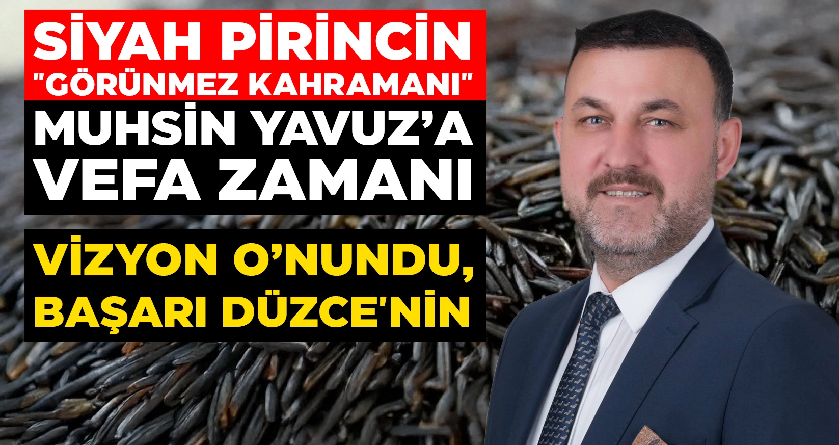 Düzce TSO duyurdu: YÖREX’te başrol bu yıl da siyah pirincin