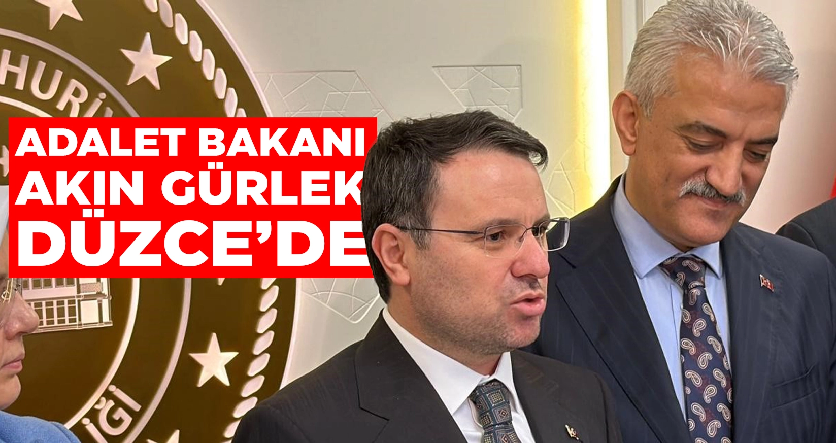 BAKAN GÜRLEK İLK ZİYARETİNİ DÜZCE VALİLİĞİ'NE GERÇEKLEŞTİRDİ