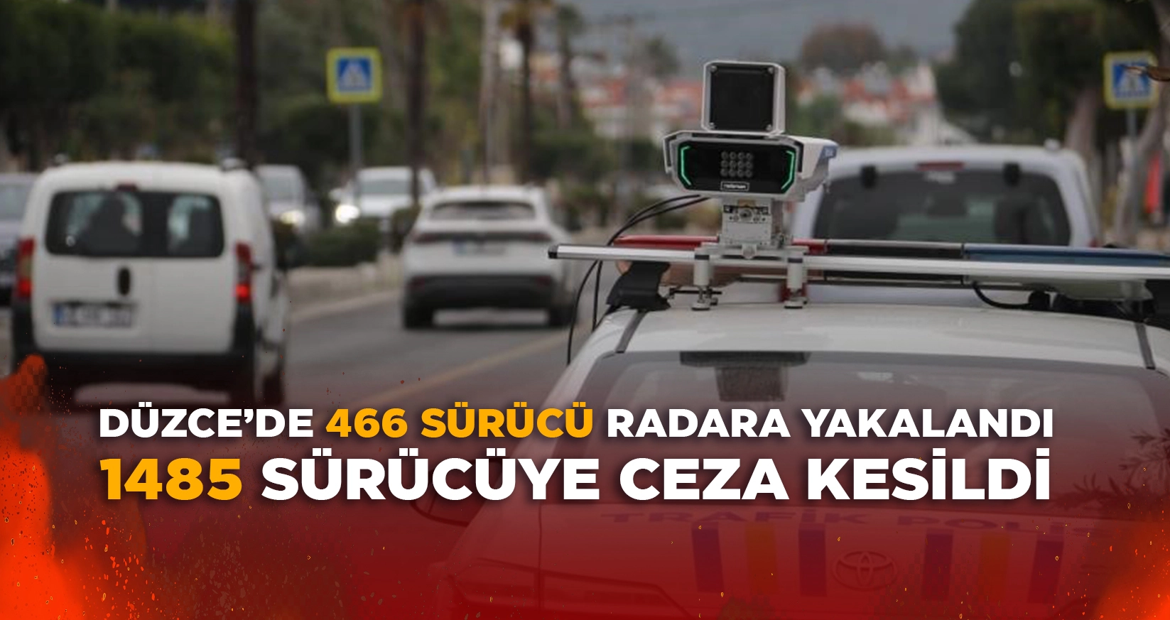 DÜZCE'DE TRAFİK EKİPLERİ KURAL TANIMAYAN SÜRÜCÜLERE CEZA YAĞDIRDI