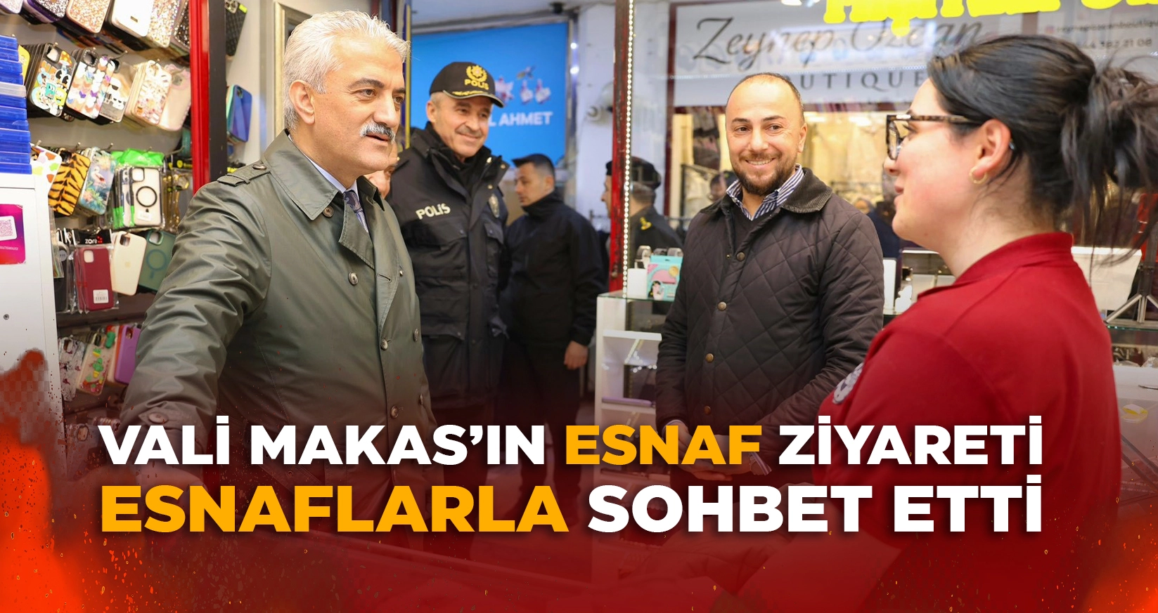 DÜZCE VALİSİ MEHMET MAKAS ESNAFI ZİYARET ETTİ