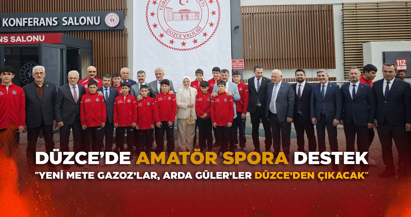 DÜZCE’DE AMATÖR SPORA DESTEK