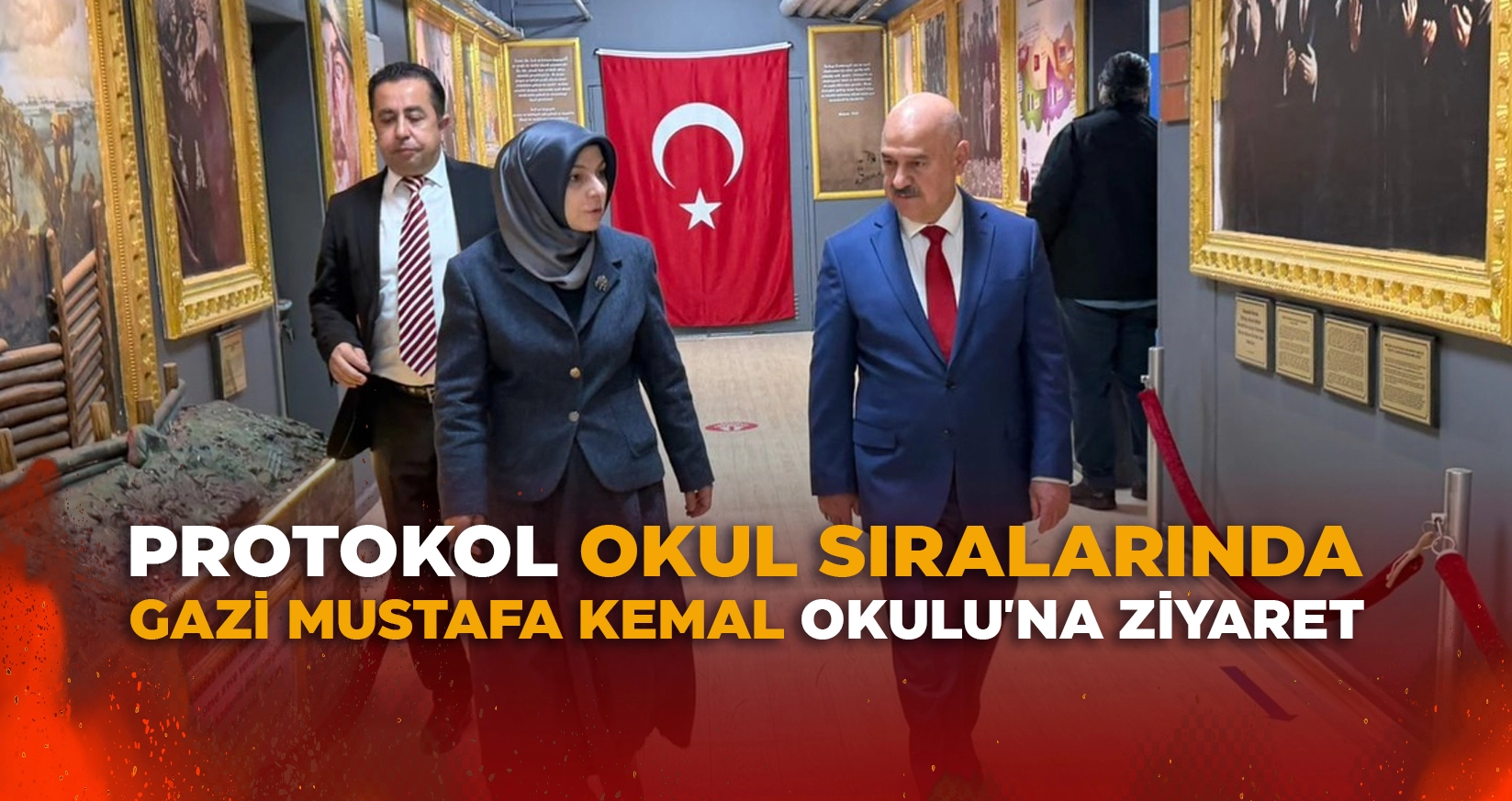 GAZİ MUSTAFA KEMAL OKULU'NA ZİYARET