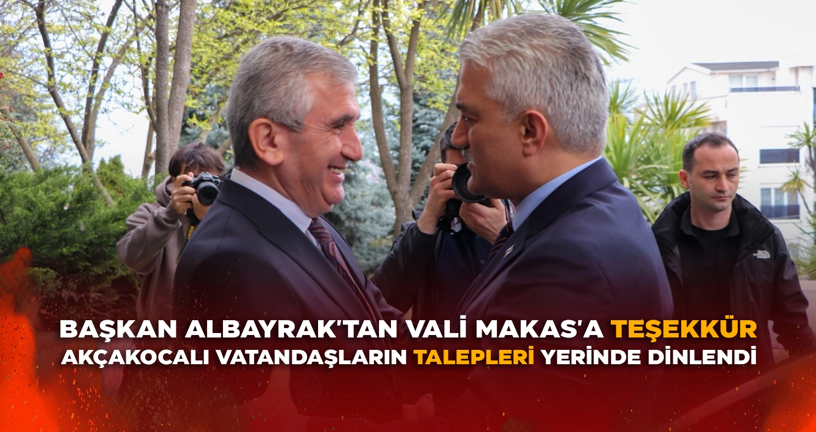 AKÇAKOCALI VATANDAŞLARIN TALEPLERİ YERİNDE DİNLENDİ