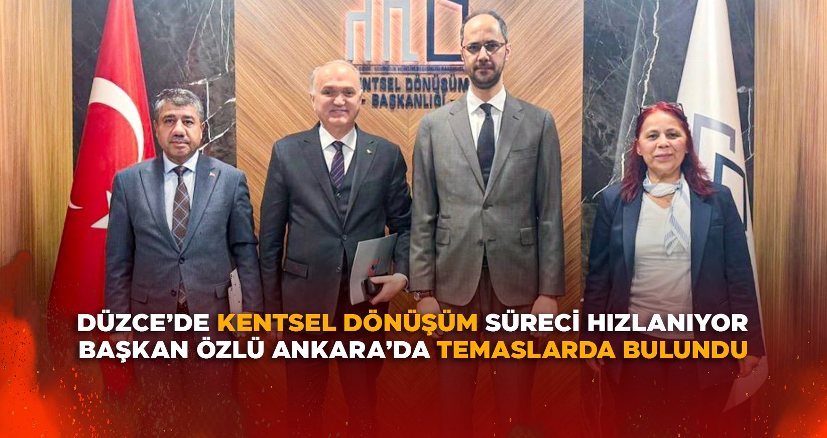 DÜZCE’DE KENTSEL DÖNÜŞÜM SÜRECİ HIZLANIYOR