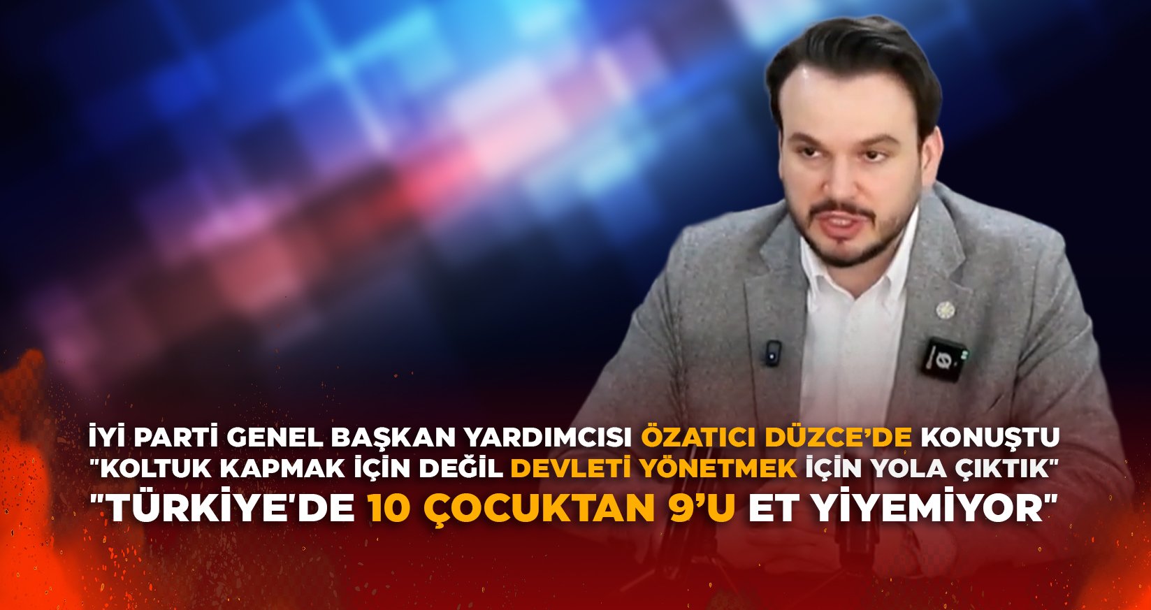 "TÜRKİYE'DE 10 ÇOCUKTAN 9’U ET YİYEMİYOR"