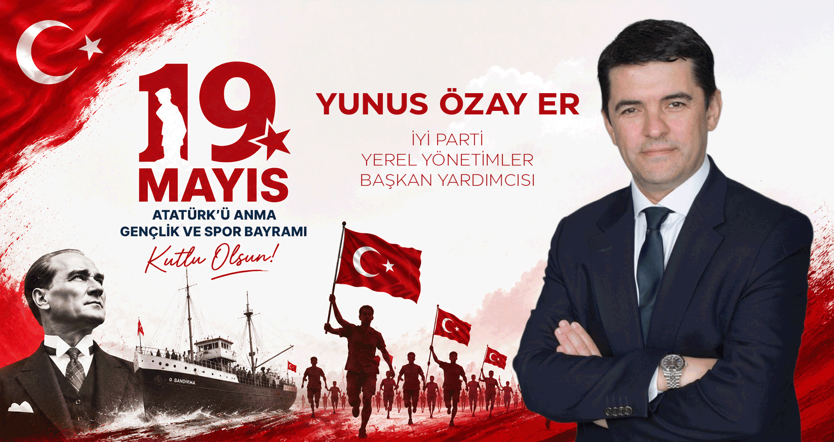 19 MAYIS ATATÜRK'Ü ANMA GENÇLİK VE SPOR BAYRAMI MESAJLARI