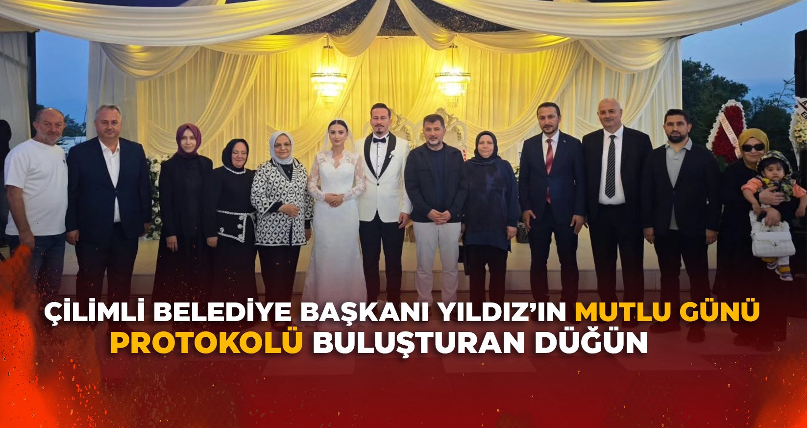 ÇİLİMLİ BELEDİYE BAŞKANI YILDIZ’IN MUTLU GÜNÜ