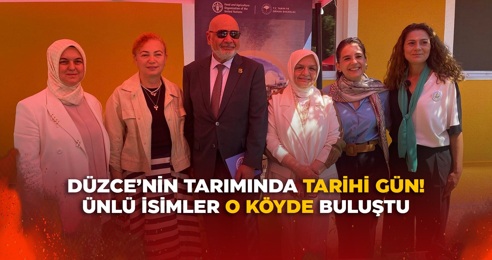 DÜZCE’NİN TARIMINDA TARİHİ GÜN!