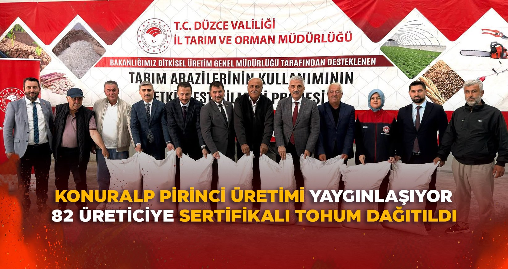 KONURALP PİRİNCİ ÜRETİMİ YAYGINLAŞIYOR