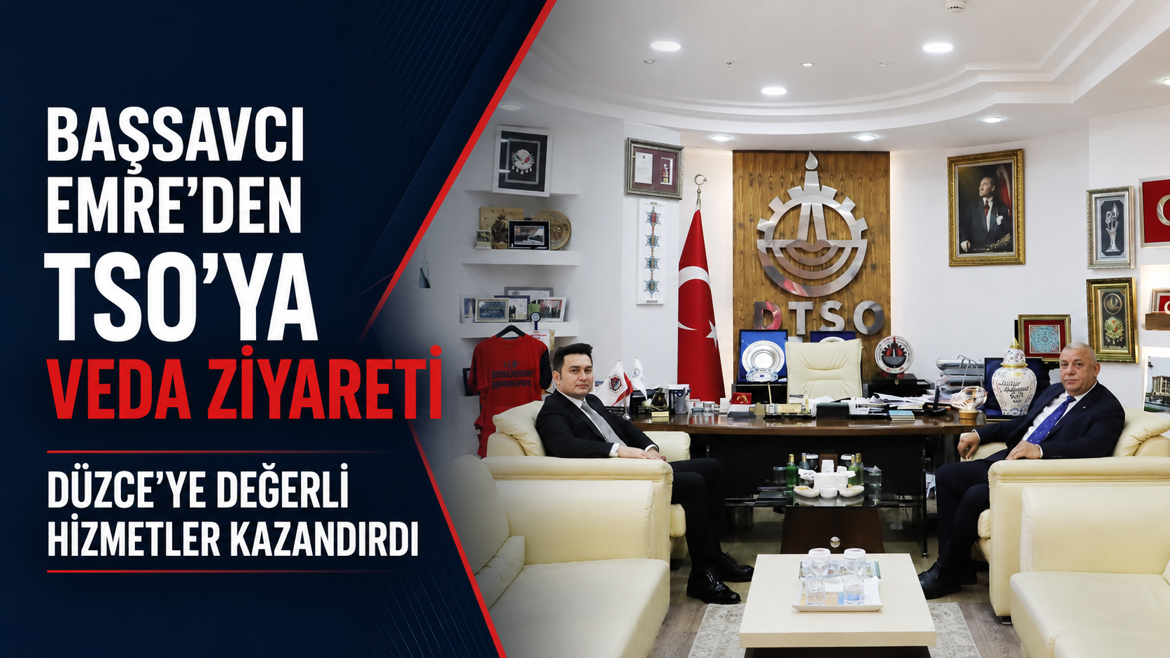 BAŞSAVCI EMRE’DEN TSO’YA VEDA ZİYARETİ