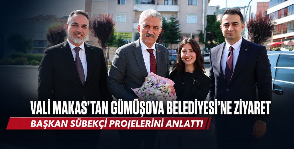 Vali Makas’tan Gümüşova Belediyesi’ne Ziyaret