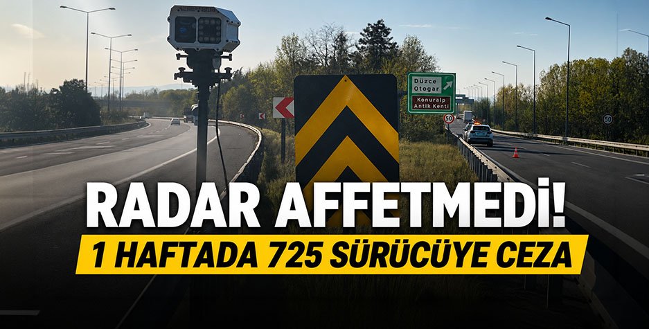 Düzce’de trafik denetimi: 725 sürücüye ceza, 168 araç trafikten men