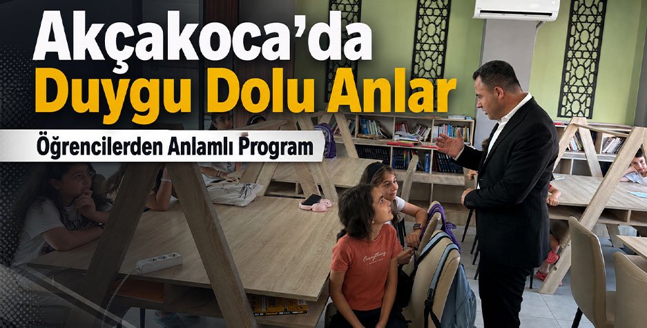 Akçakoca’da Duygu Dolu Anlar
