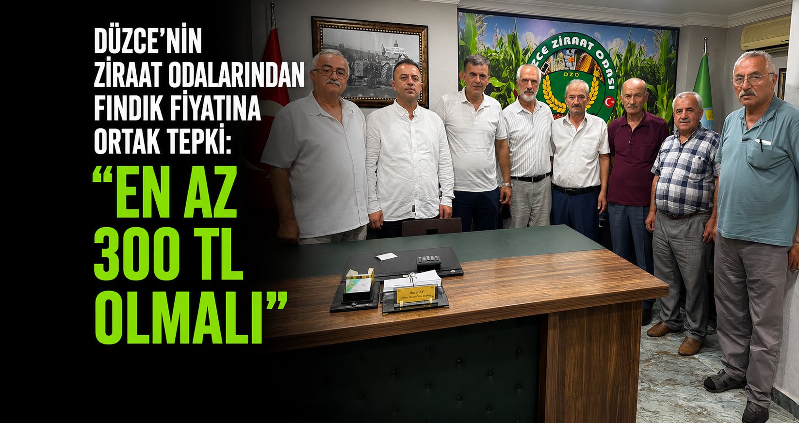 Üreticinin sesi oldular: Fındık fiyatının yeniden değerlendirilmesini istediler
