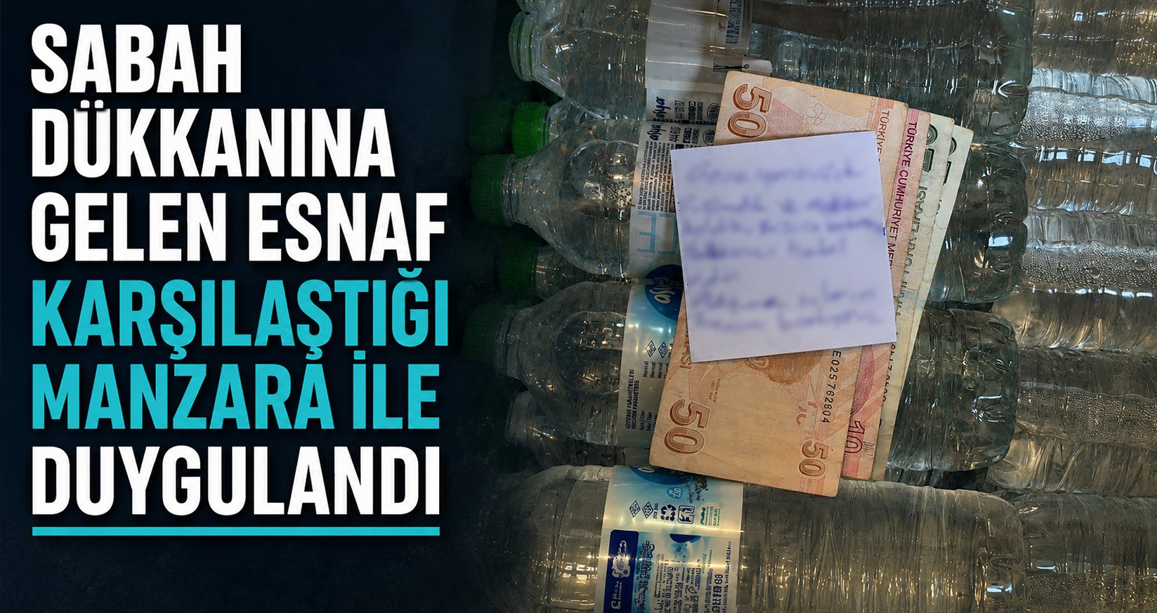 Sabah dükkanına gelen esnaf karşılaştığı manzara ile duygulandı