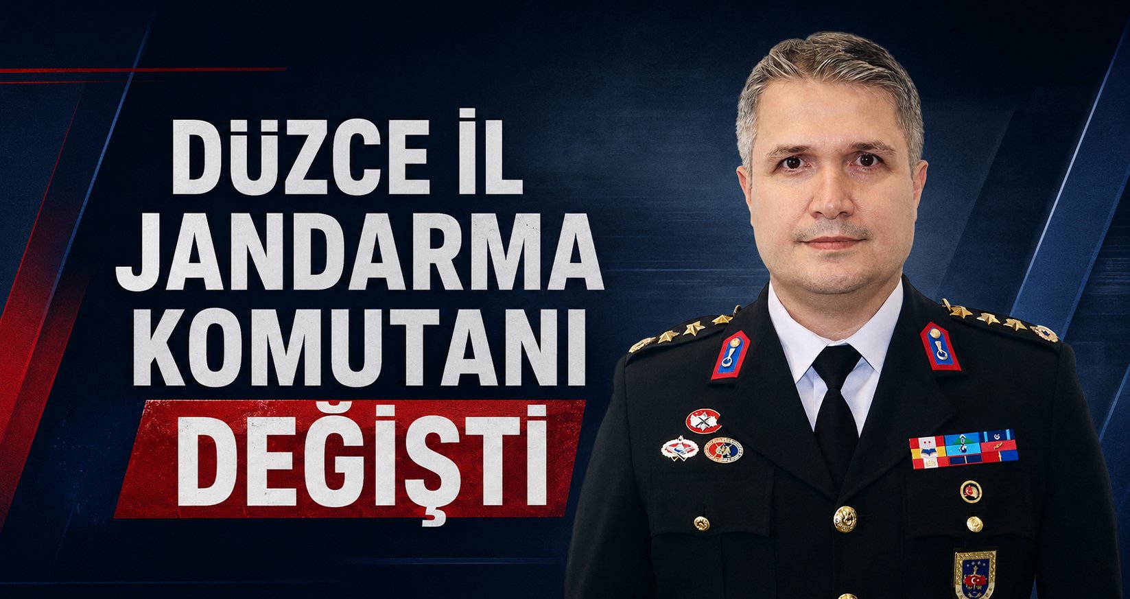 Düzce İl Jandarma komutanı değişti