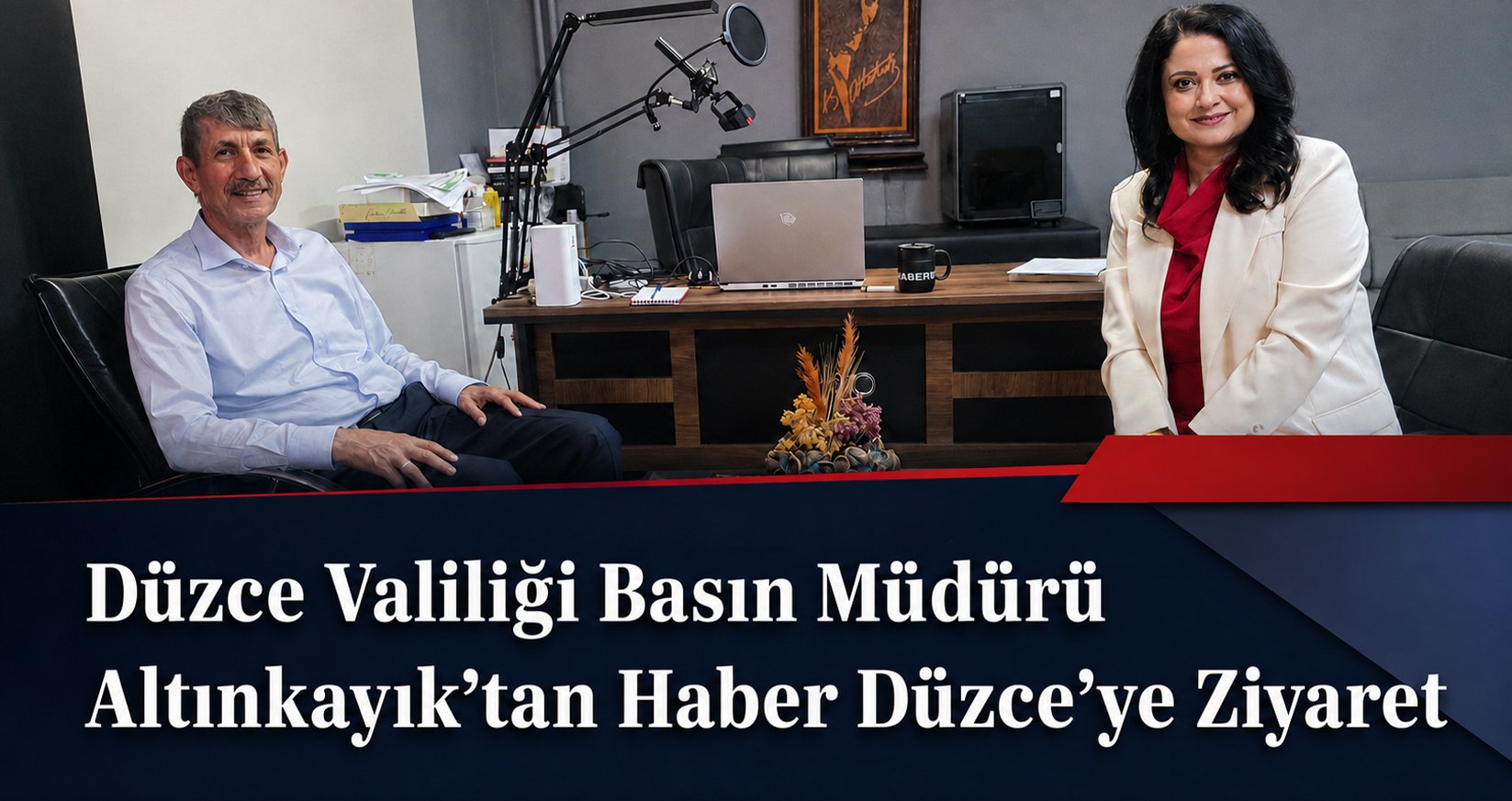 Düzce Valiliği Basın Müdürü Altınkayık’tan Haber Düzce’ye Ziyaret