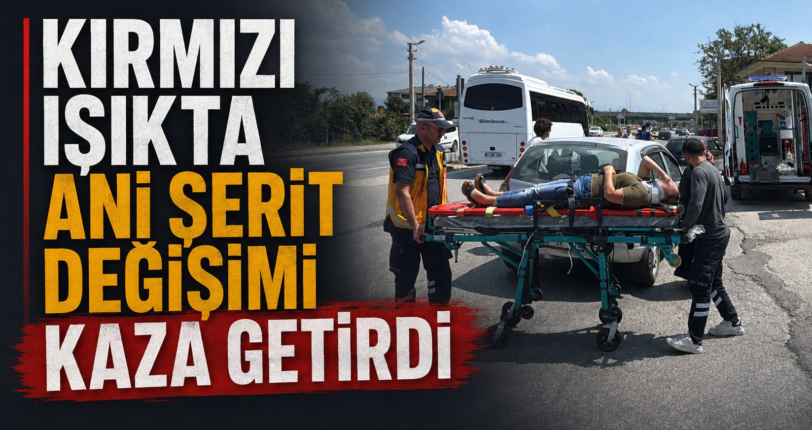 Kaza Anı İş Yeri Kamerasına Yansıdı