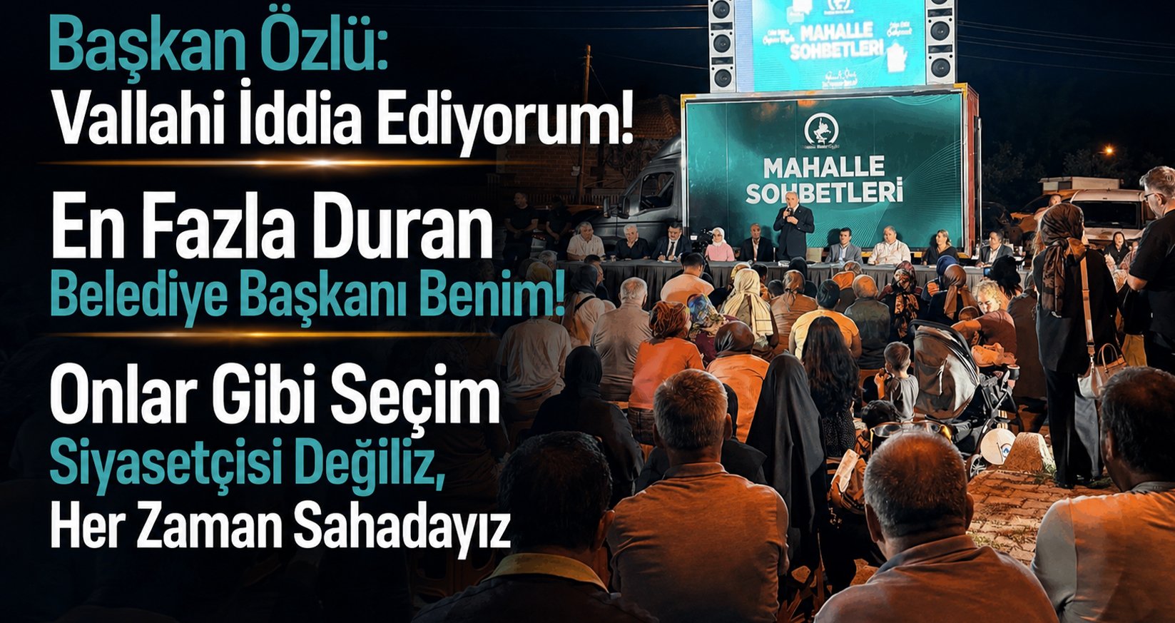 "Onlar Gibi Seçim Siyasetçisi Değiliz, Her Zaman Sahadayız"