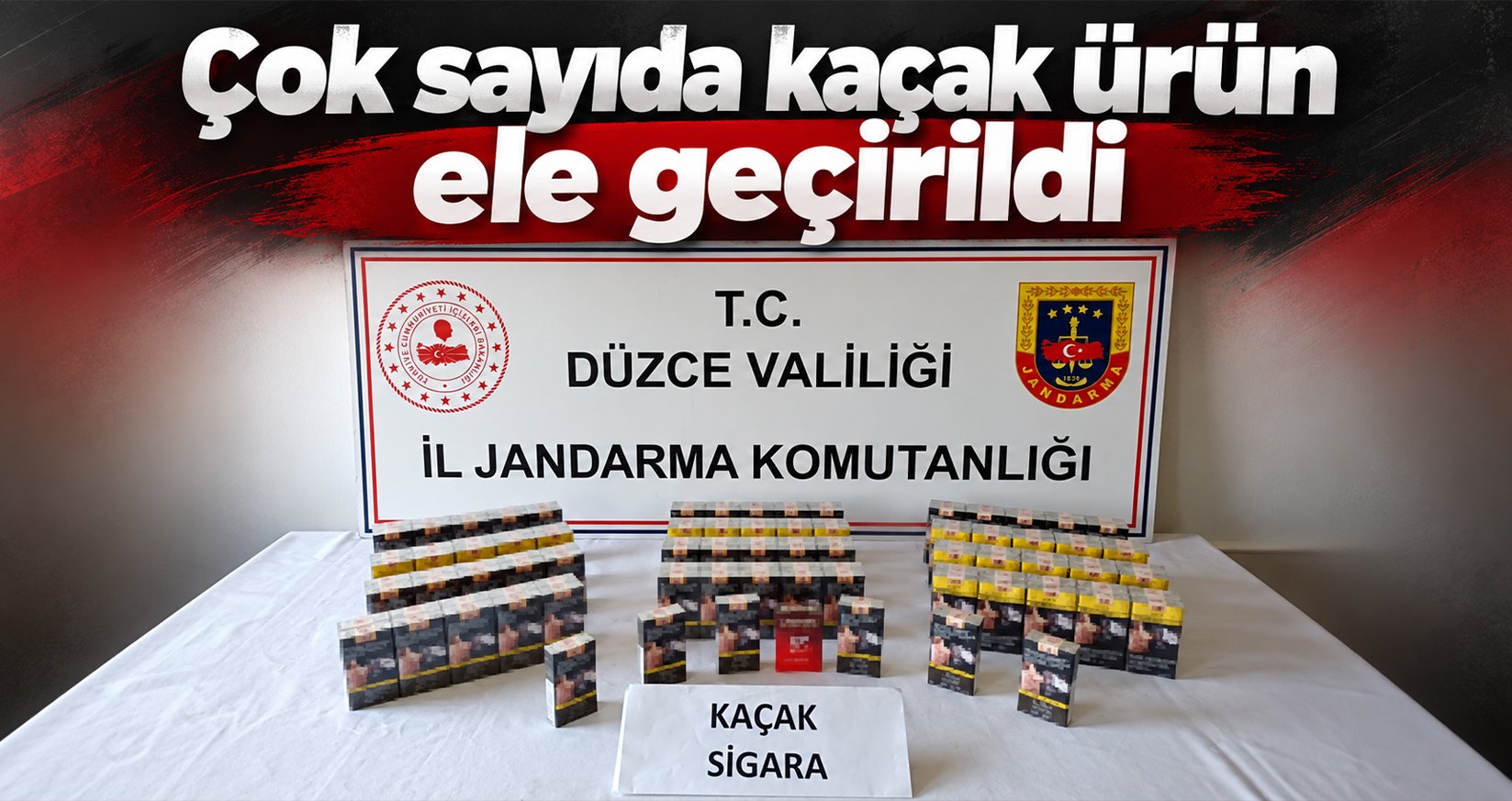Düzce’de 19 Operasyonda Çok Sayıda Kaçak Ürün Ele Geçirildi