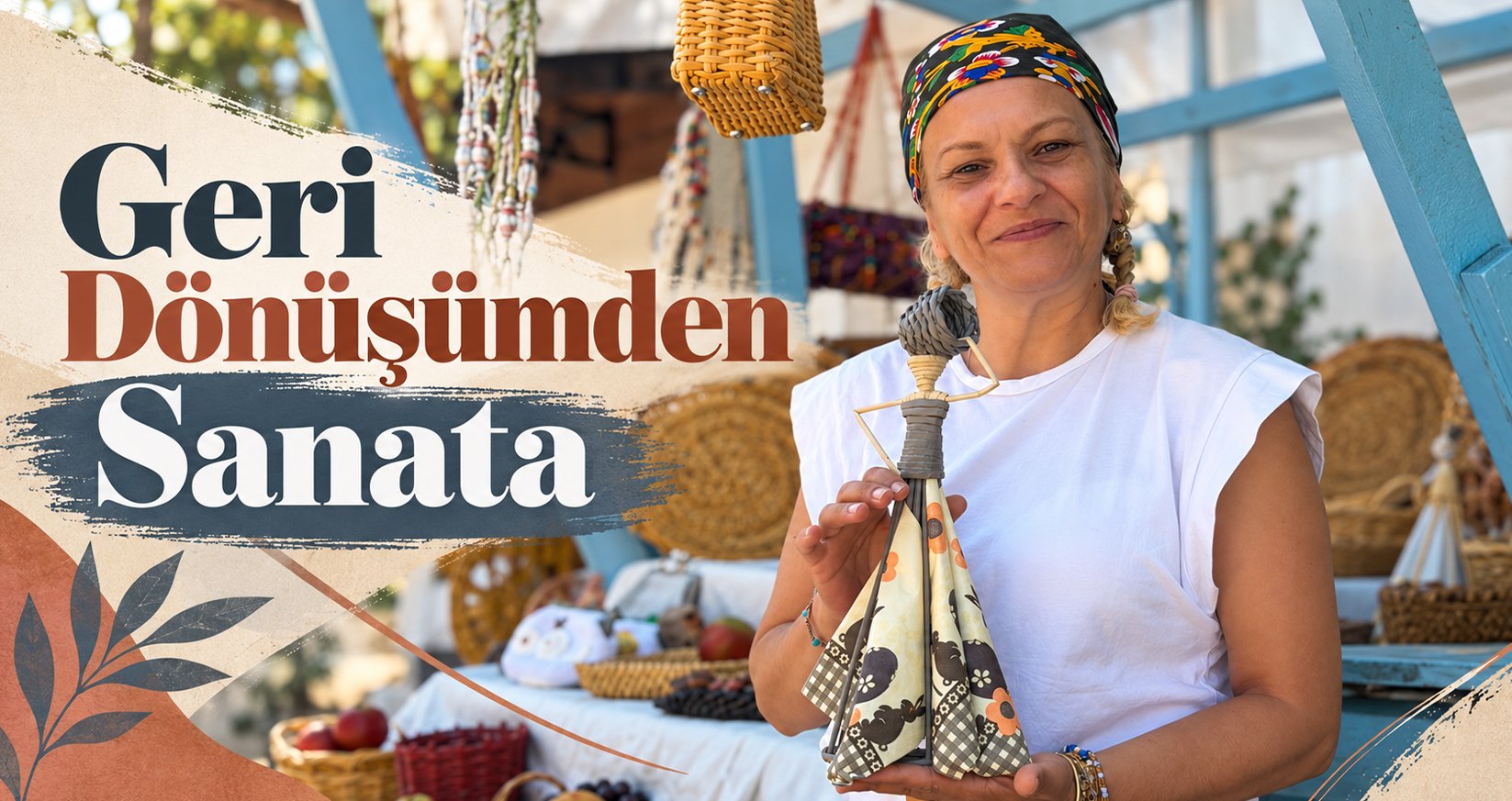 Düzce’de Geri Dönüşüm Kağıtlarını Sanata Dönüştürüyor