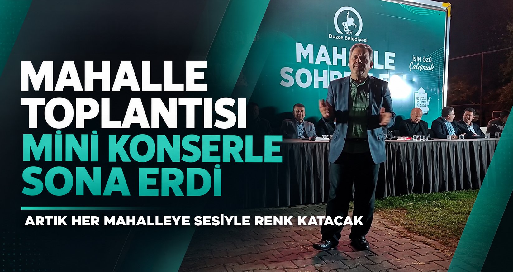Mahalle Toplantısı Mini Konserle Sona Erdi
