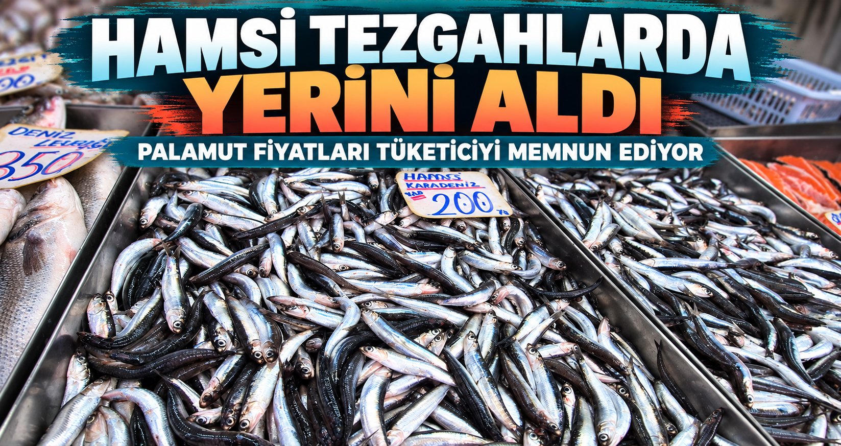 Düzce'de Hamsi Tezgahlarda Yerini Aldı