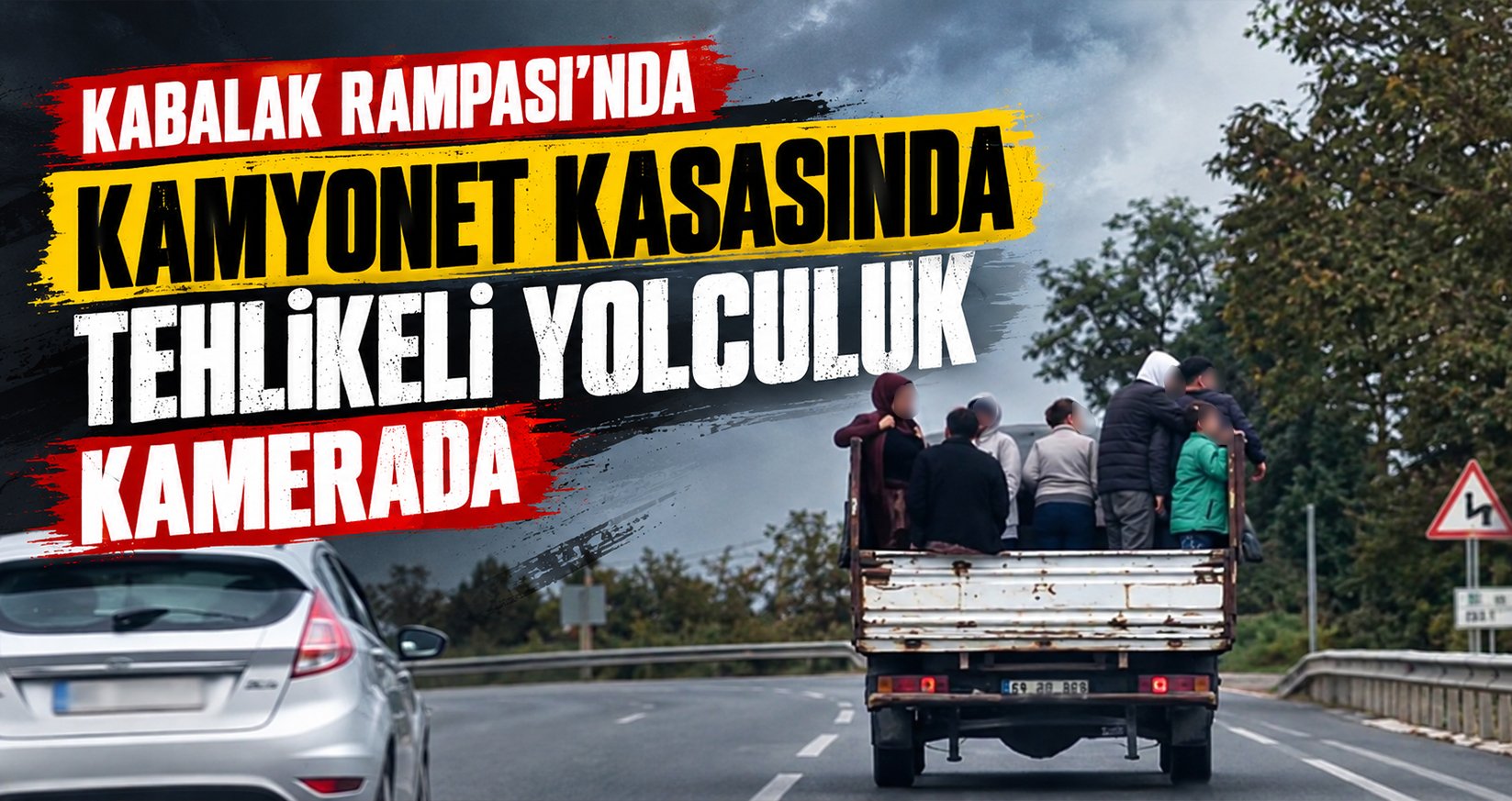 4 Canın Acısı Tazeyken Aynı Tehlike! Kabalak Rampası’nda Çocuklar Açık Kasada