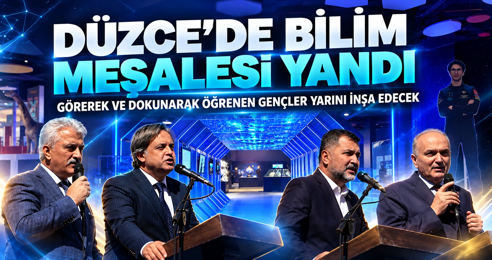 Düzce’de Bilim Meşalesi Yandı