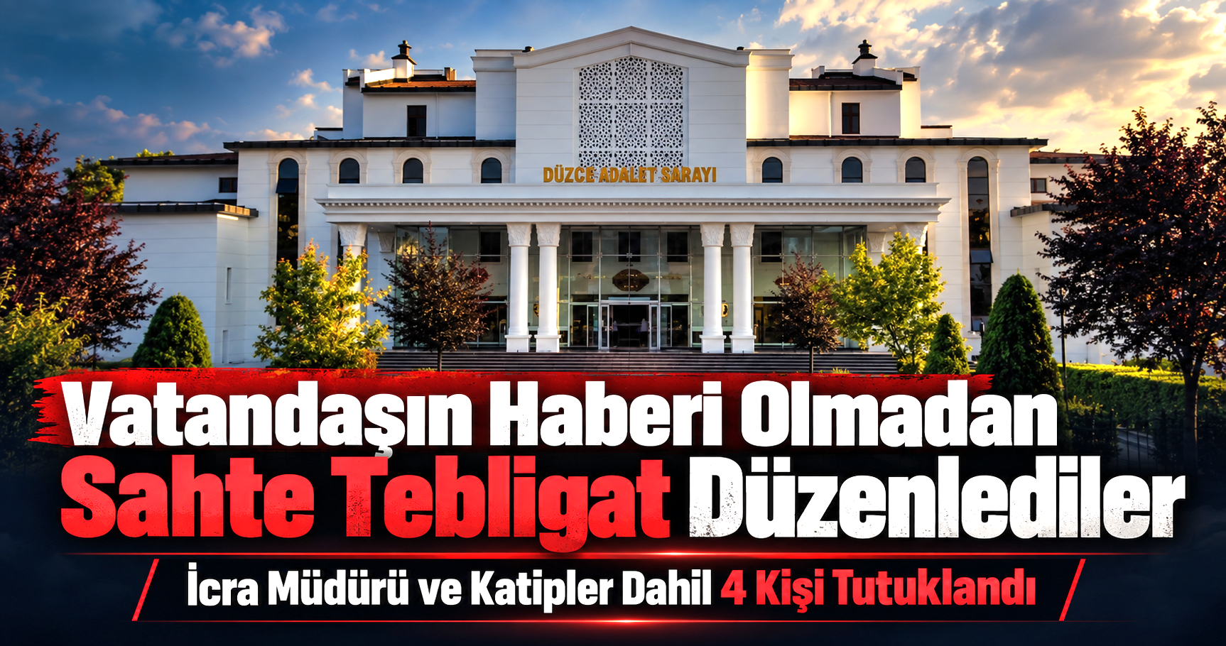 Vatandaşın Haberi Olmadan Sahte Tebligat Düzenlediler