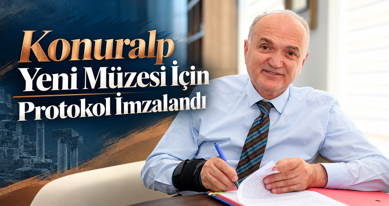 Konuralp yeni müzesi için protokol imzalandı