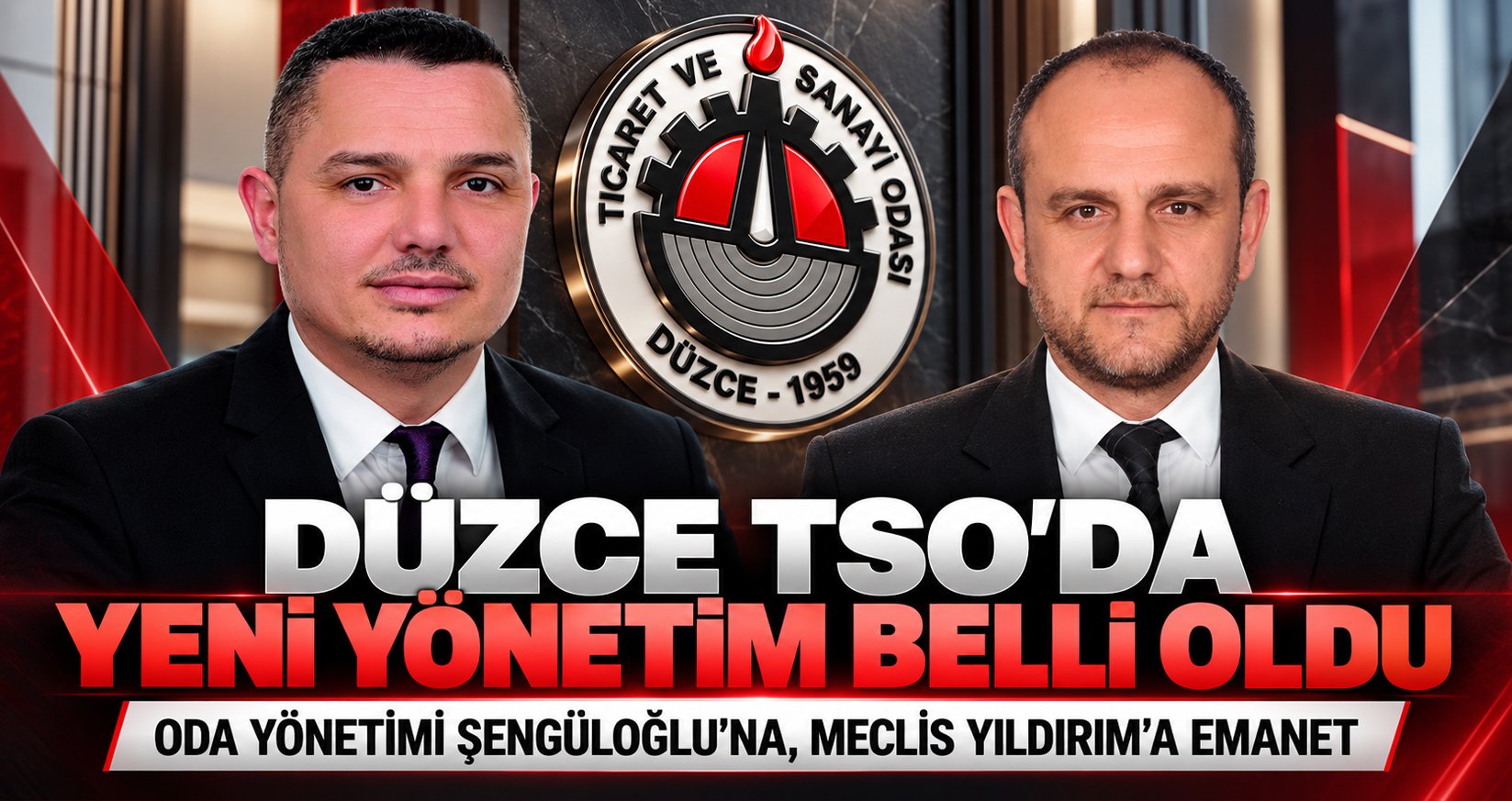 Düzce TSO'da Yeni Yönetim Belli Oldu